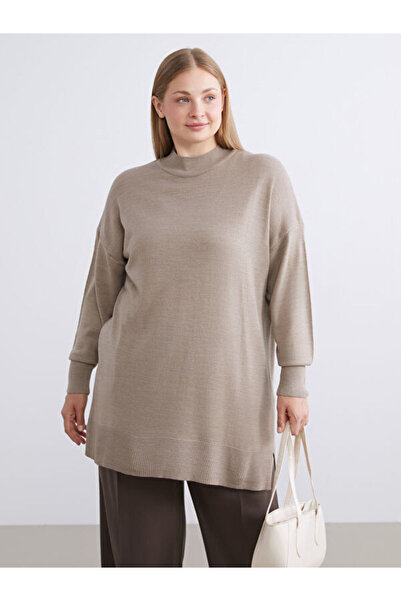 LC Waikiki Stand Collar Women's Knitwear Tunic