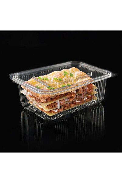 OEM Transparent food containers with lid 1000cc - 3 pcs
