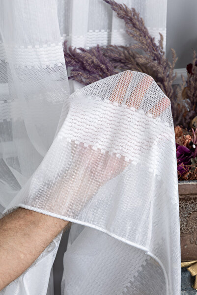 Brillant Keten Dokulu 6 Sıra Pamuk İşlemeli Yumuşak Ütü İstemez Kırışmaz Yeni...