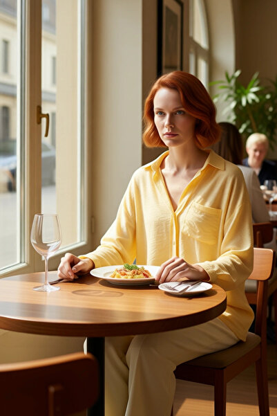 PayBuy Women's Low-Sleeve Textured Woven Shirt Relaxed Fit a Choice Offering Everyday Elegance Aesthetic