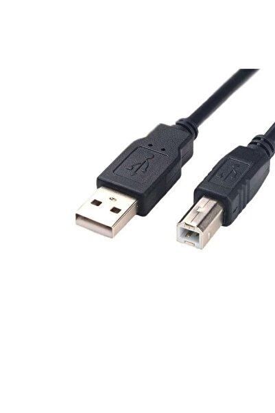 Fapatech USB Yazıcı Kablosu Printer Kablosu (USB2.0) -1 Metre Siyah Renk