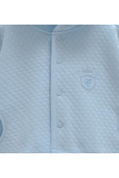 Caramell Baby Boy Quilted Cardigan 100% Cotton Hooded (1-18 Months)