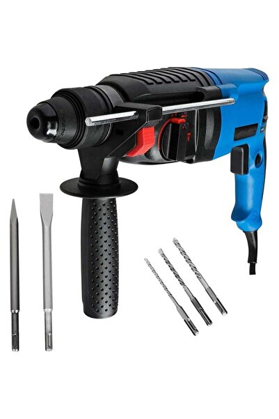 Primo Plus مثقاب دوار كهربائي ثلاثي الوظائف، 220 فولت، 1400 واط، SDS-Plus، 1100 دورة في الدقيقة، 26 مم