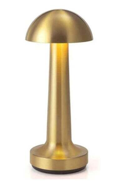 Generic Brass Cordless Bar Table Lamp Golden 8*20cm