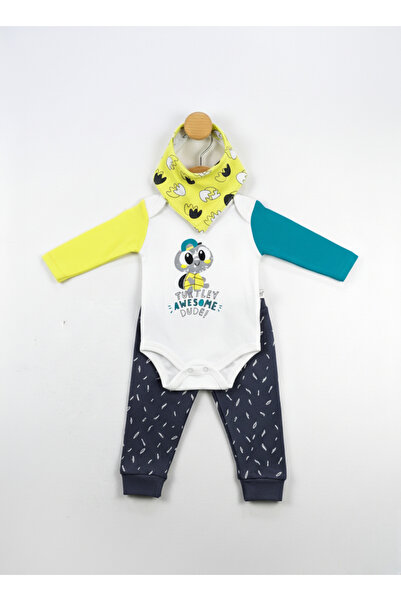 OREVİA Tospik Men's 3-Piece Set, Bodysuit Set