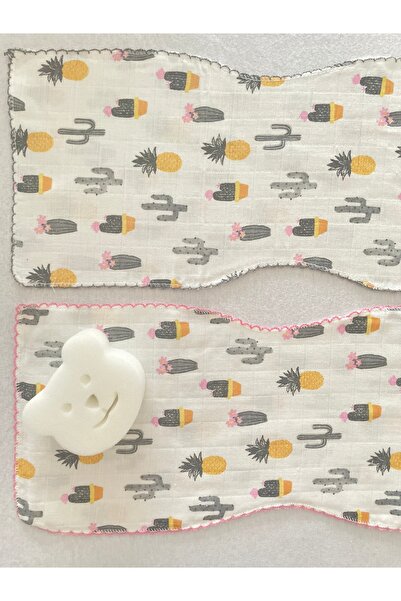 MASALBABY قطعتان من غطاء الكتف للأطفال من الموسلين الملون العضوي المصنوع من ا...