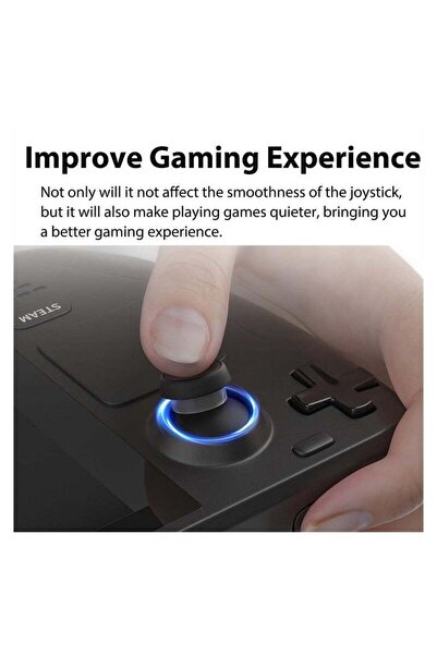 Generic Invisible Clear TPU Joystick Protector Rings, 20-Pack — Compatible with Steam Deck and Controllers