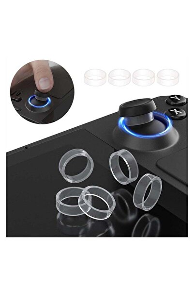Generic Invisible Clear TPU Joystick Protector Rings, 20-Pack — Compatible with Steam Deck and Controllers