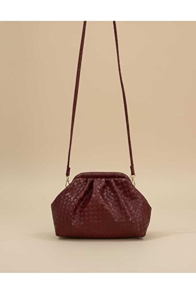 themoiss Burgundy Scholarship Lined Hand and Shoulder Bag