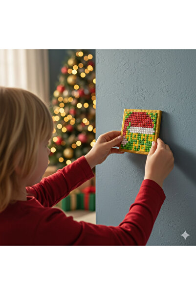 PixBon Flexi Piksel Sanat Kiti – Yılbaşı Temalı Piksel Sanatı - Mozaik - 10*10 cm - PFY1002