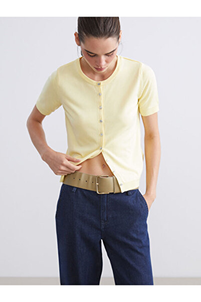 LC Waikiki Crew Neck Women's Knitwear Cardigan