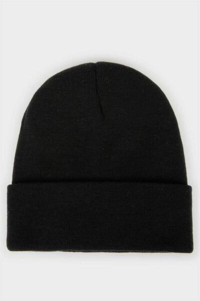 DeFacto Men's Printed Knitwear Beanie (25 Wn)