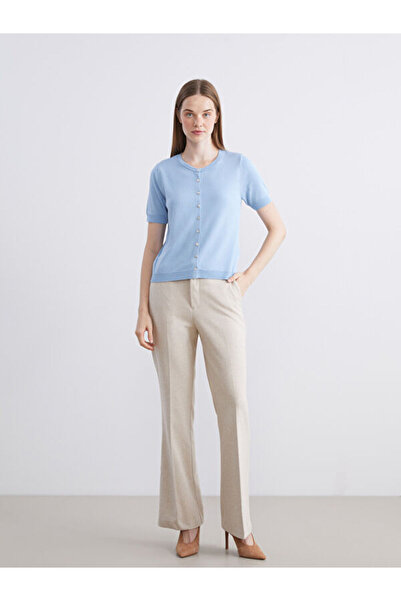 LC Waikiki Crew Neck Women's Knitwear Cardigan