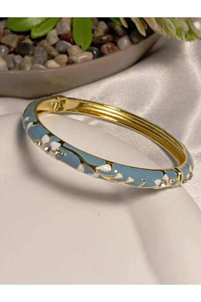 XUPING JEWELRY سوار VIP مطلي بالمينا الأزرق