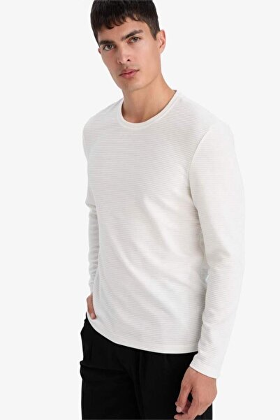 DeFacto Slim Fit Slim Fit Crew Neck Sweatshirt (25 Au)