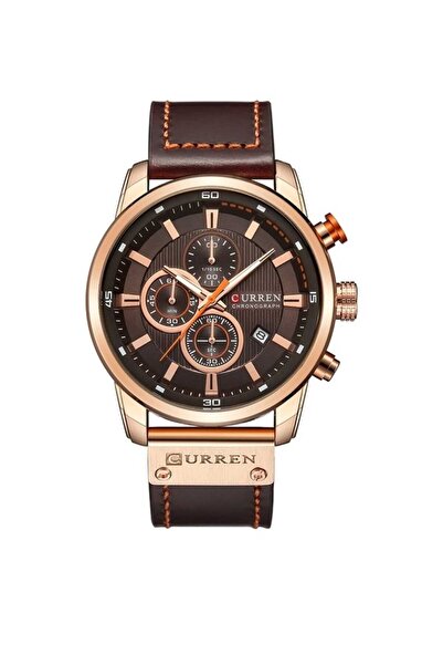 MEYRA Men's Wristwatch Rose Brown