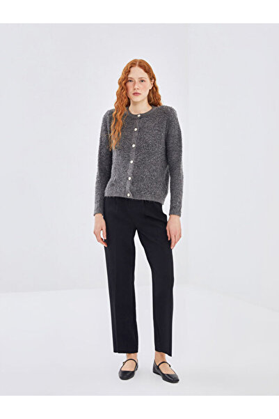 LC Waikiki Crew Neck Women's Knitwear Cardigan