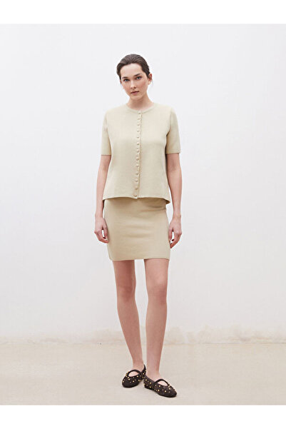 LC Waikiki Crew Neck Women's Knitwear Cardigan