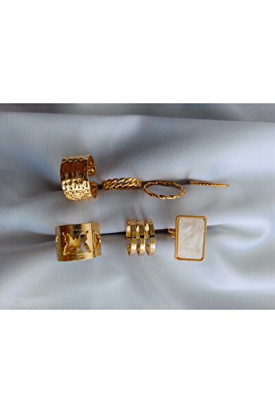 Fashion Jewellery خاتم متعدد قابل للتعديل بتصميم أنيق ورائع