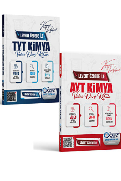 Alan Yayınları Oktet Levent Özdede ile TYT ve AYT Kimya Video Ders Konu Kitab...