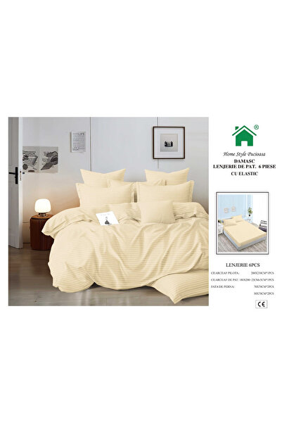 FIONNA.RO Fine Damask Underwear With Elastic - Cream