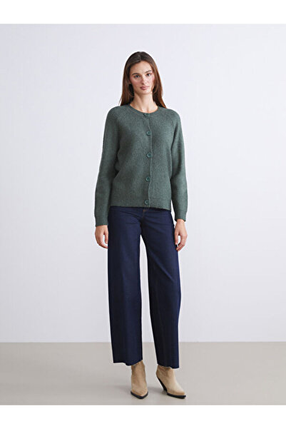 LC Waikiki Crew Neck Women's Knitwear Cardigan