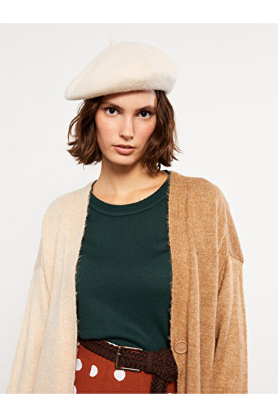 LC Waikiki V-Neck Color Blocked Long Sleeve Women's Knitwear Cardigan