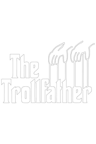 Oracal Sticker The Trollfather, 20cm, alb