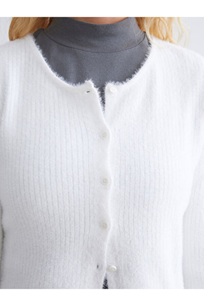 LC Waikiki Crew Neck Women's Knitwear Cardigan