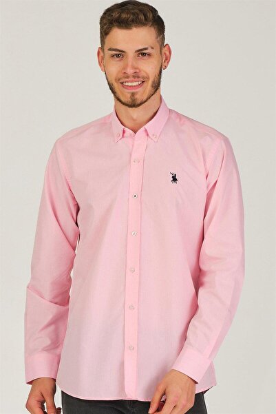 Dewberry G925 Men's Shirt-Pink