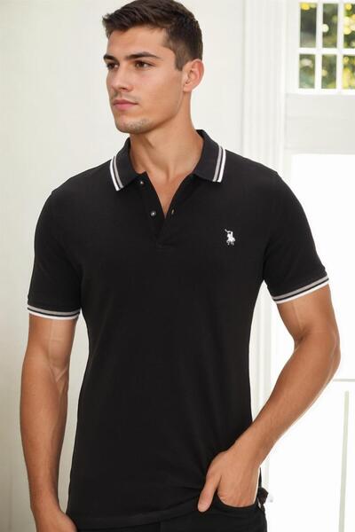 Dewberry Men's Polo Collar Breathable T-Shirt Regular Fit Summer New Season M...
