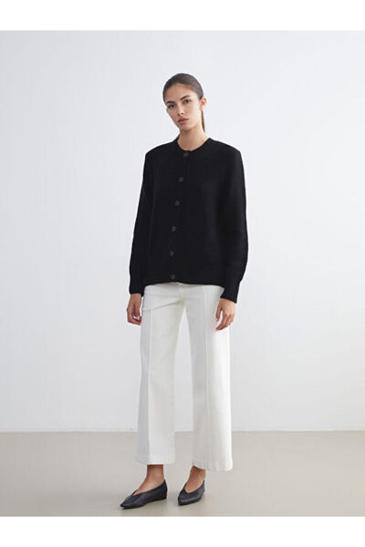 LC Waikiki Crew Neck Women's Knitwear Cardigan