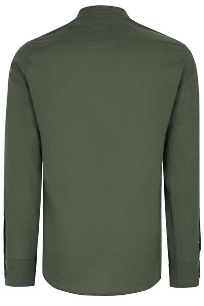 Dewberry G783 Judge Collar Men's Shirt-Khaki