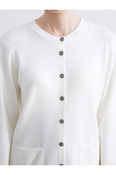 LC Waikiki Crew Neck Women's Knitwear Cardigan