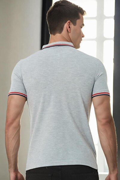 Dewberry T9594 Men's T-Shirt-Grey