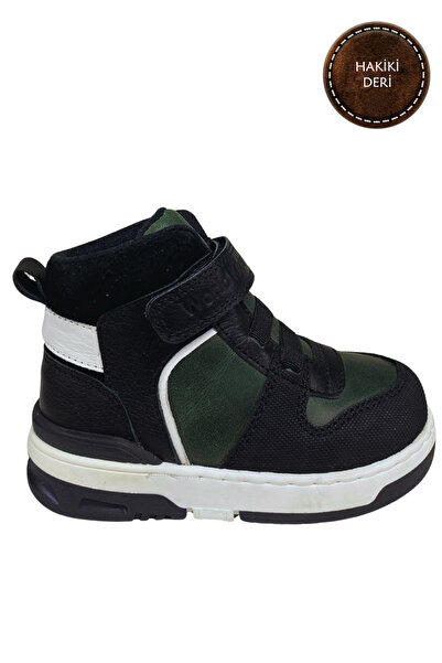 şenler bebe world kids Children-Baby Boots Genuine Leather Orthopedic Sole Stylish Comfortable