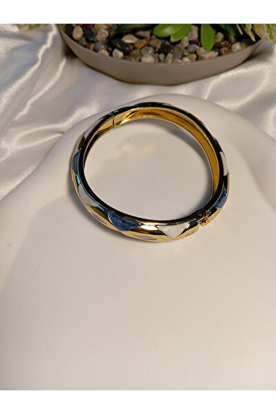 XUPING JEWELRY سوار مينا منحني بتفاصيل مثلثة