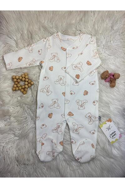 SARDA Bear Patterned Baby Romper