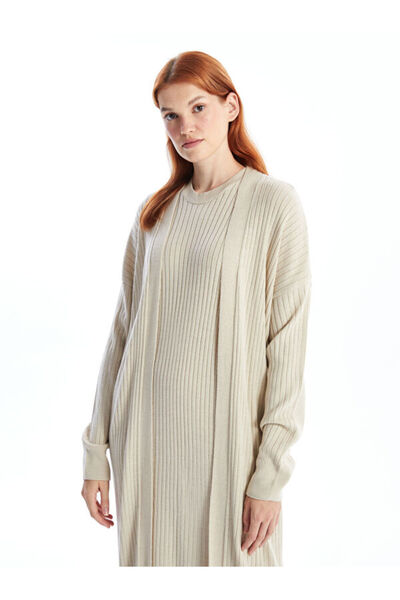 LC Waikiki Shawl Collar Plain Long Sleeve Women's Knitwear Cardigan