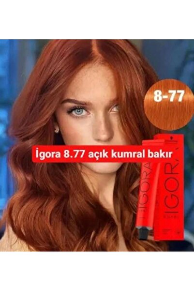 Matrix IGORAROYAL 8-77 BAKIR SAÇ BOYASI FM