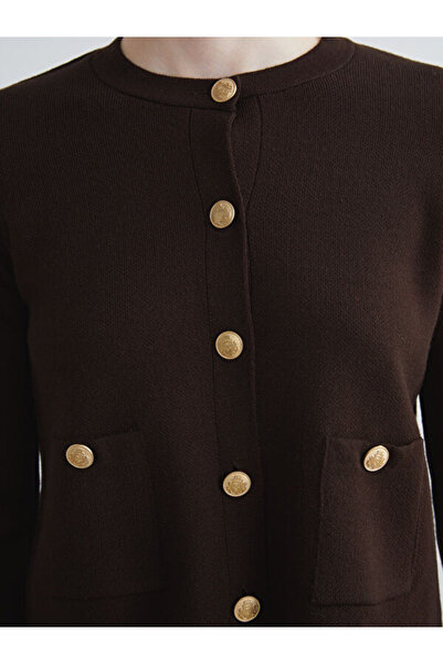 LC Waikiki Crew Neck Women's Knitwear Cardigan