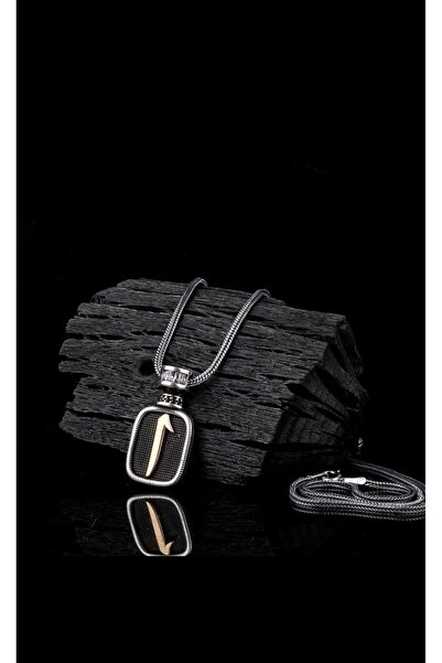 MİLLA 925 Ayar Elif modeli Erkek Kolye Ucu