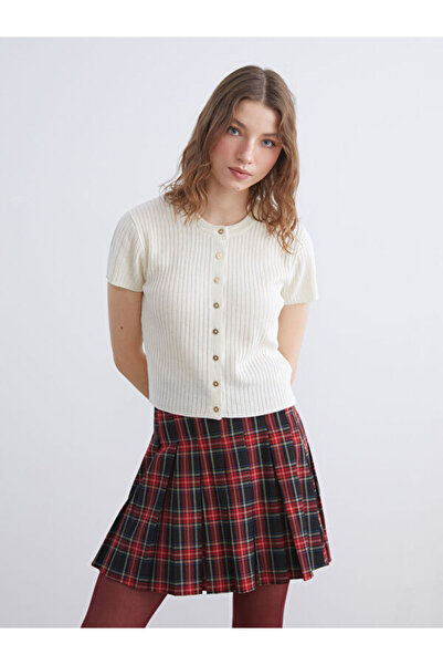 LC Waikiki Crew Neck Women's Knitwear Cardigan