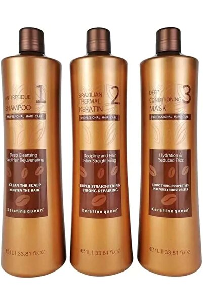 MYWORLD Keratine Queen Brazilian Treatment 3/Set 1L 33.81 Fl OZ