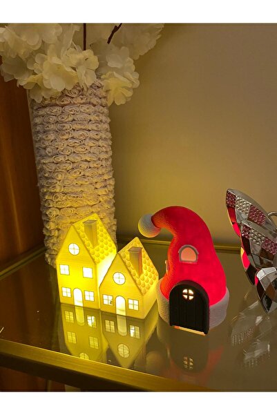 smilechild زينة رأس السنة الجديدة للمنازل وقبعات رأس السنة مع شموع LED منزلية...