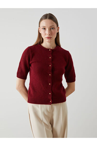 LC Waikiki Crew Neck Women's Knitwear Cardigan