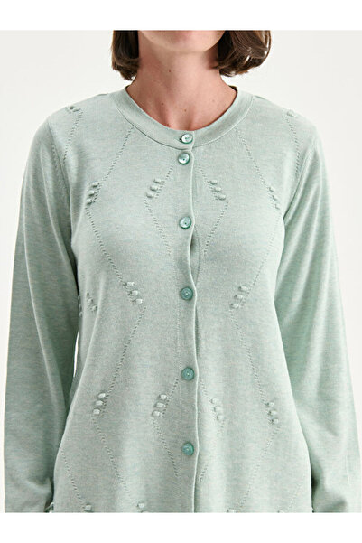 LC Waikiki Crew Neck Women's Knitwear Cardigan