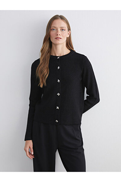 LC Waikiki Crew Neck Women's Knitwear Cardigan