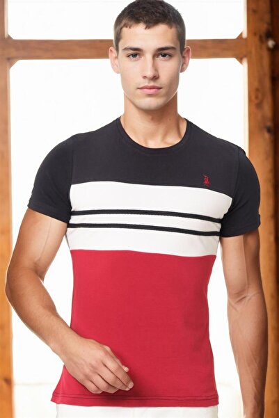 Dewberry T8593 Men's T-Shirt-Dark Navy Blue