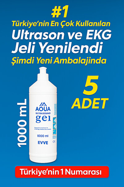 evve 5 Adet – EKG, EEG, EMS, Epilasyon Jeli, Ultrason Jeli ve Kayganlaştırıcı...